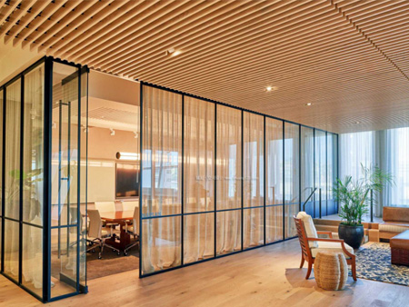 How about ecological wooden ceiling?